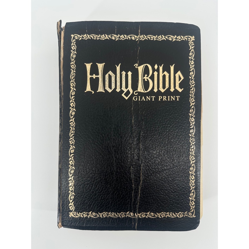 Vintage Regency‎ 881 Holy Bible Giant Print King James Version Red Letter 1979